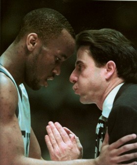 Anthony Epps and Rick Pitino