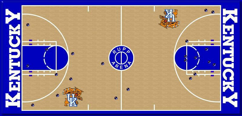 Imagemap of Basketball Floor