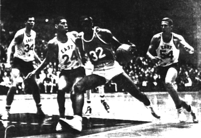 1964 East-West All-Stars Game Action